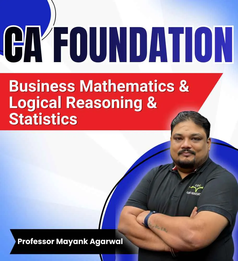 Business Mathematics And Logical Reasoning & Statistics By Professor Mayank Agarwal