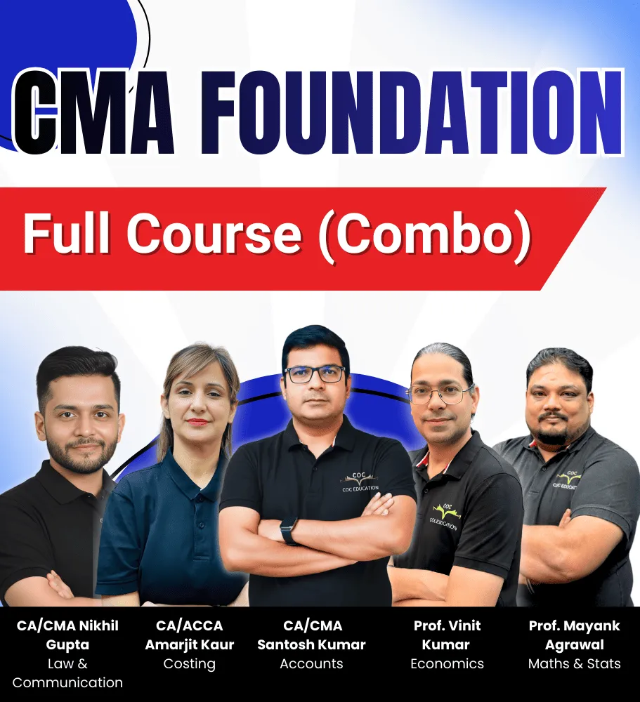 CMA Foundation Full Course (Combo) - 3