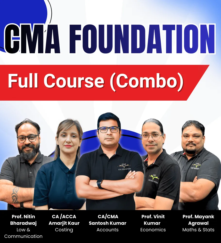  CMA Foundation Full Course (Combo) - 2