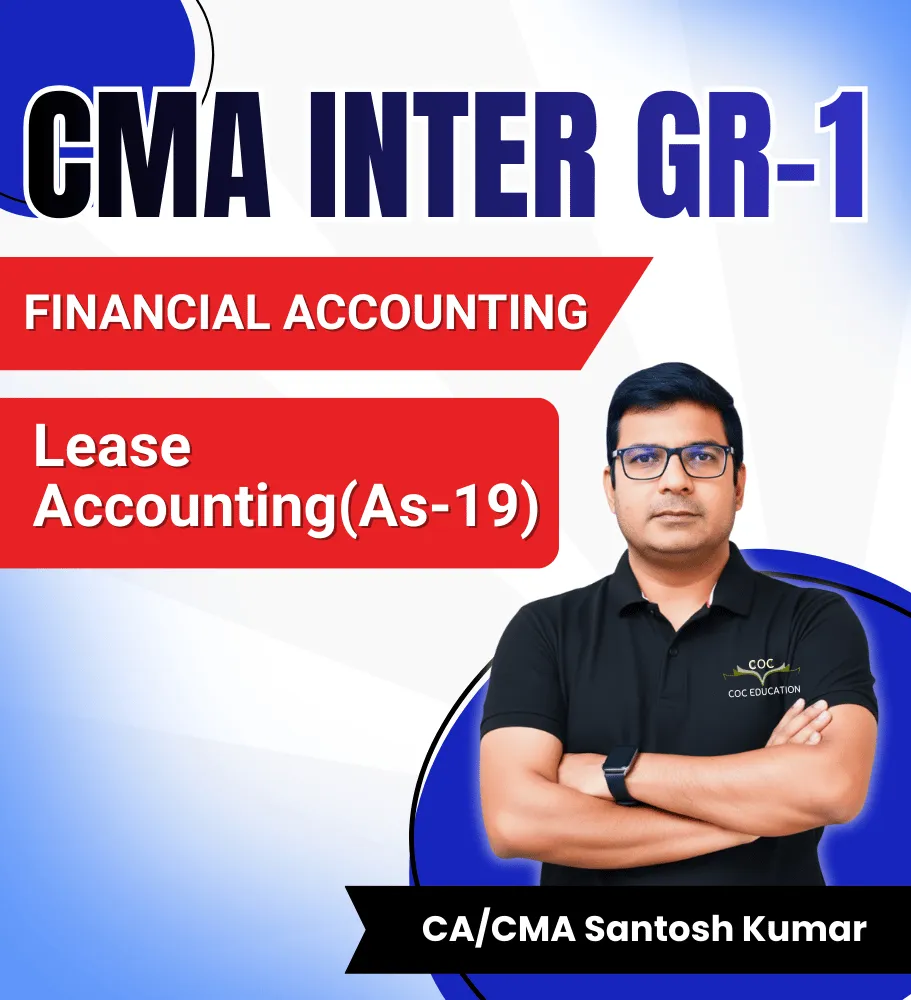 Lease Accounting(As-19) by CA/CMA Santosh Kumar