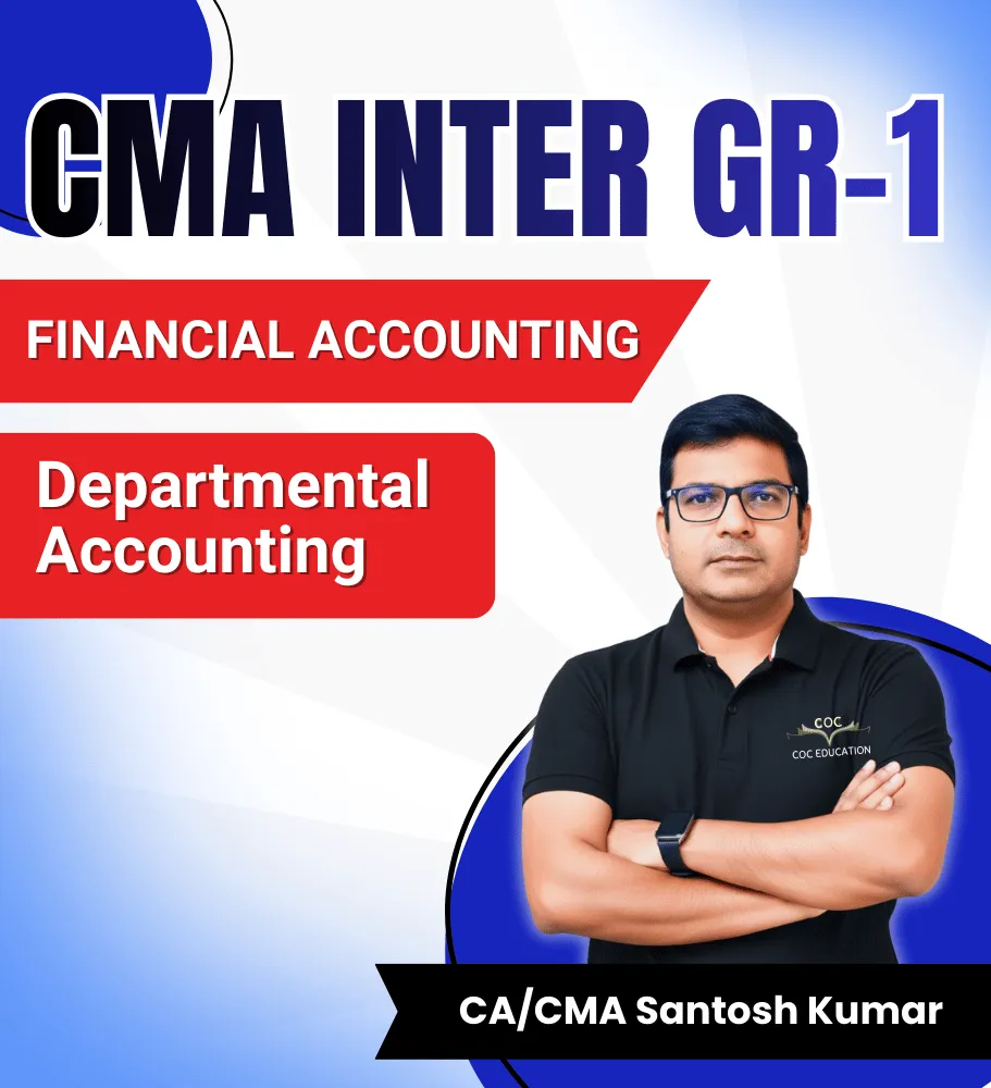 Departmental Accounting by CA/CMA Santosh Kumar