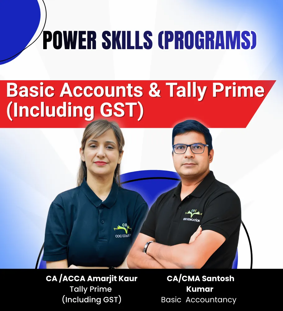 Basic Accounts & Tally Prime (Including GST) 
