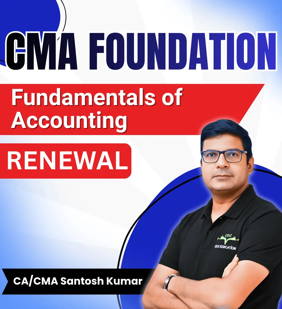 Fundamentals of Financial And Cost Accounting Renewal By CA/CMA Santosh Kumar 