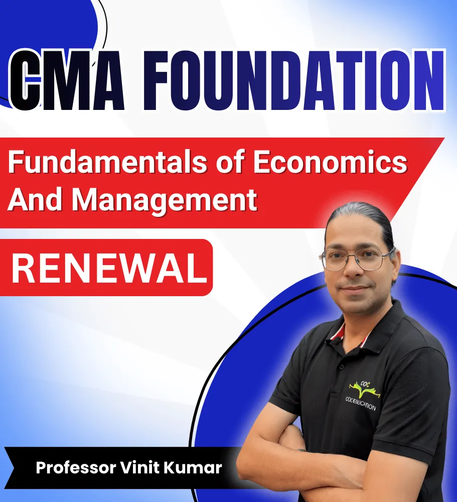 Fundamentals Of Business Economics & Management Renewal By Professor Vinit Kumar