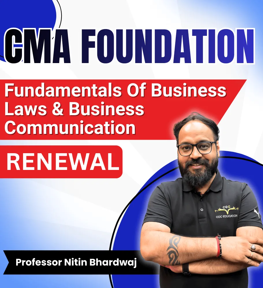 Fundamentals Of Business Laws & Business Communication Renewal By Professor Nitin Bhardwaj