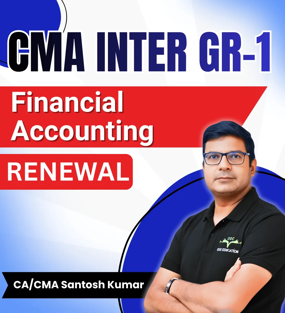 Financial Accounting Renewal By CA/CMA Santosh Kumar