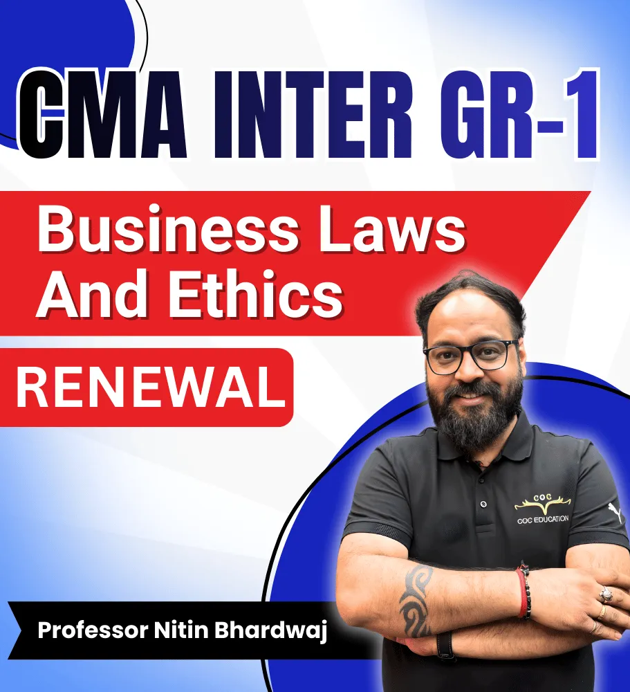 Business Law & Ethics Renewal By Prof. Nitin Bhardwaj