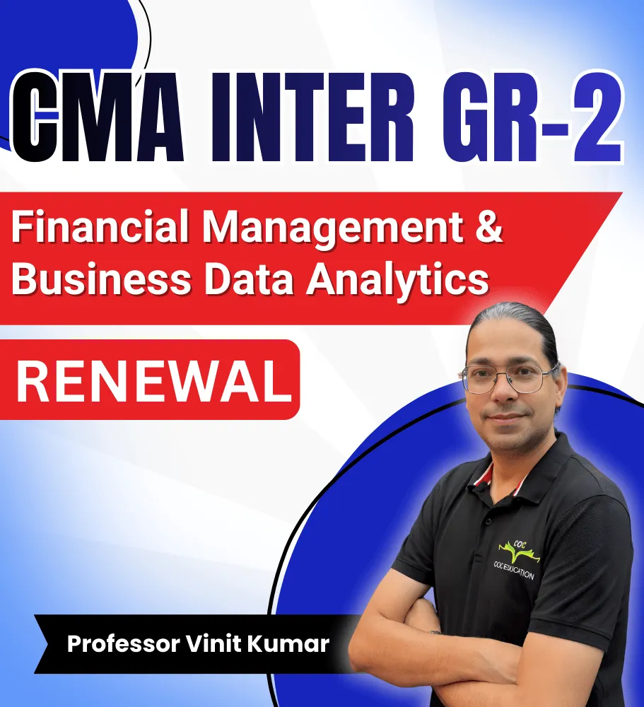 Financial Management & Business Data Analytics Renewal By Prof. Vinit Kumar