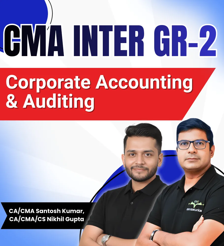 Corporate accounting & Auditing By CA CMA Santosh Kumar | CA CMA Nikhil Gupta