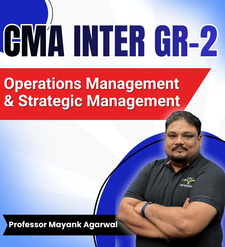  Operations Management & Strategic Management By Prof. Mayank Agarwal