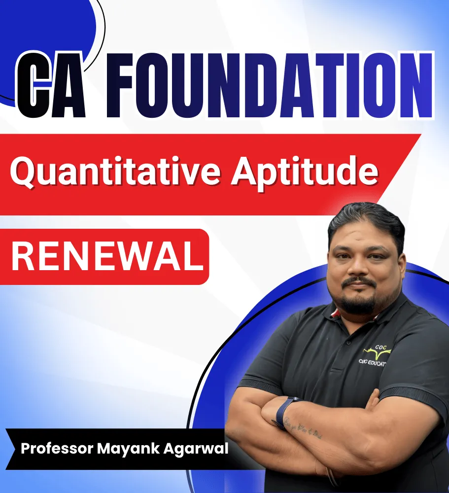 Business Mathematics And Logical Reasoning & Statistics Renewal By Professor Mayank Agarwal