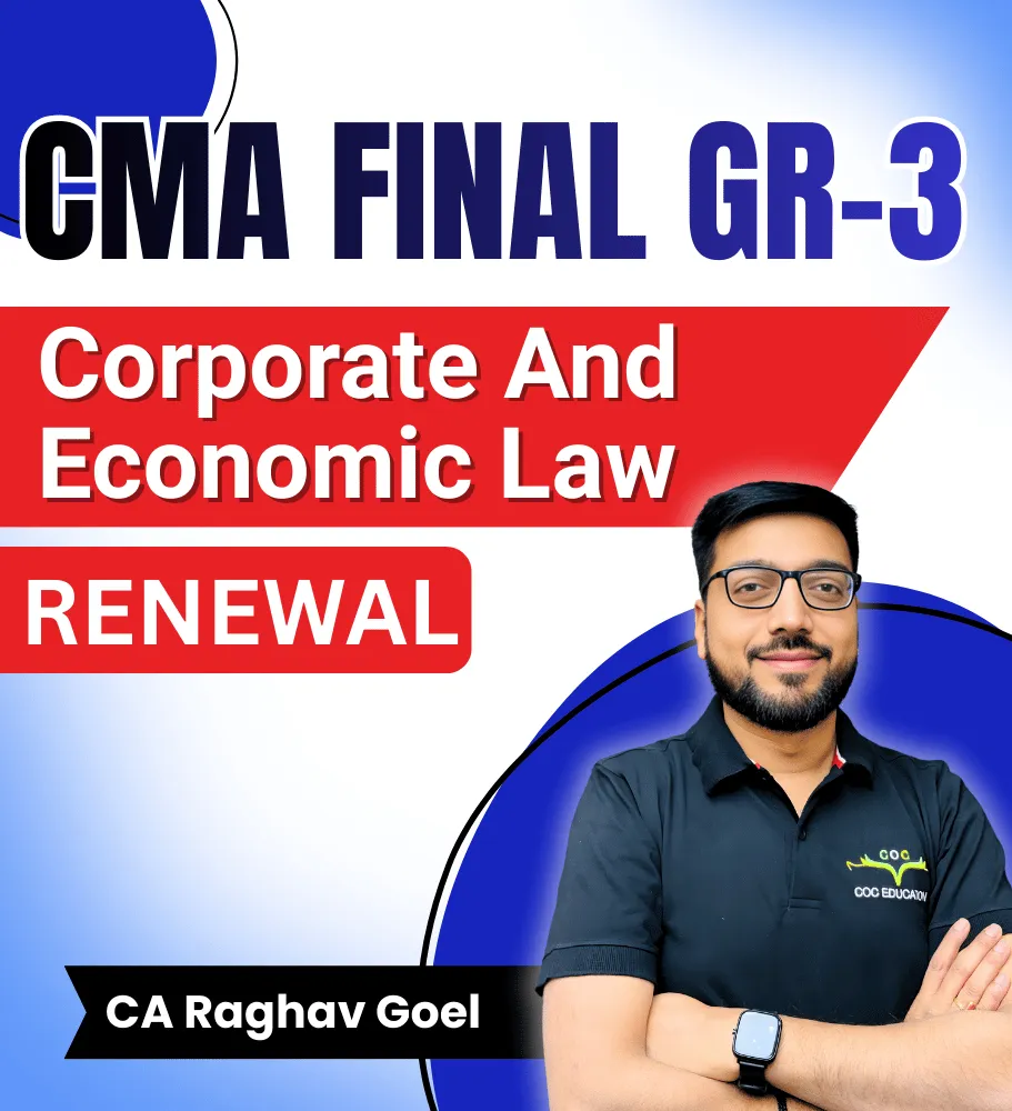  Corporate And Economic Law Renewal By CA Raghav Goel