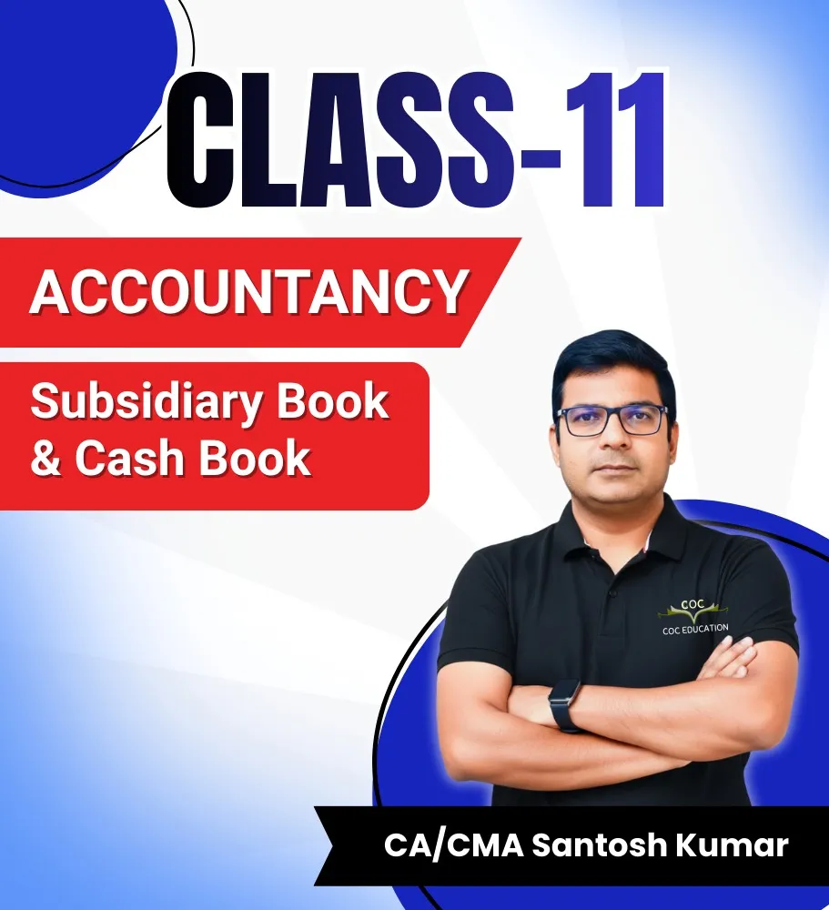 Subsidairy Book and Cash Book By CA/CMA Santosh Kumar