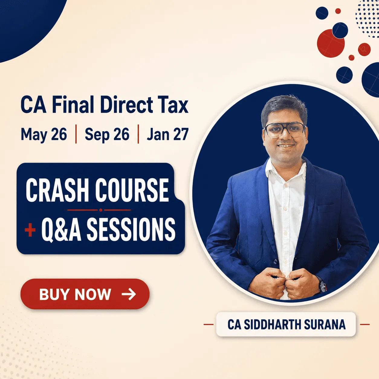 CA Final Crash and Q&A Course May'26, Sep'26 and Jan'27