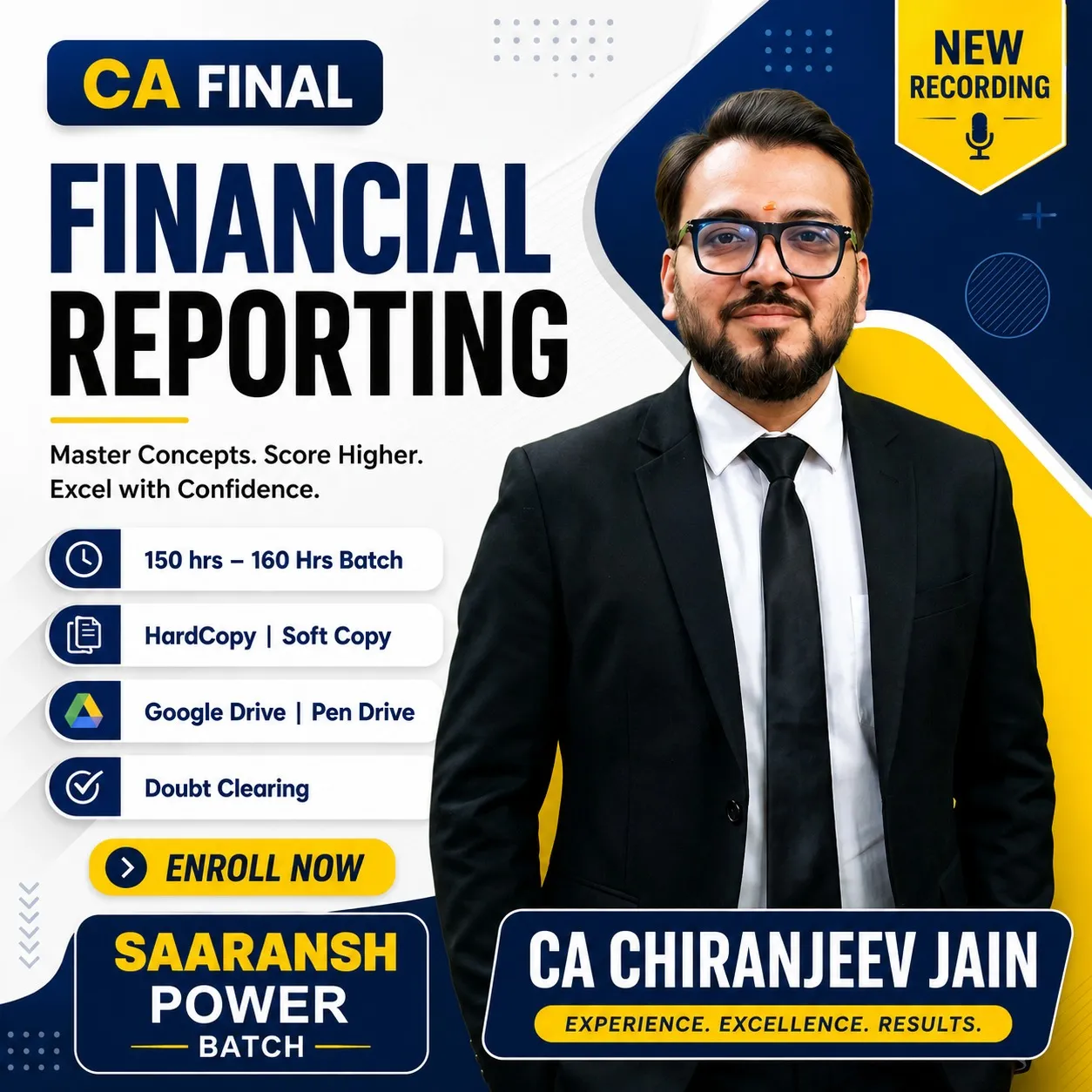 CA Final - FR - Exam Oriented Batch -(SAARANSH POWER BATCH) - HINGLISH