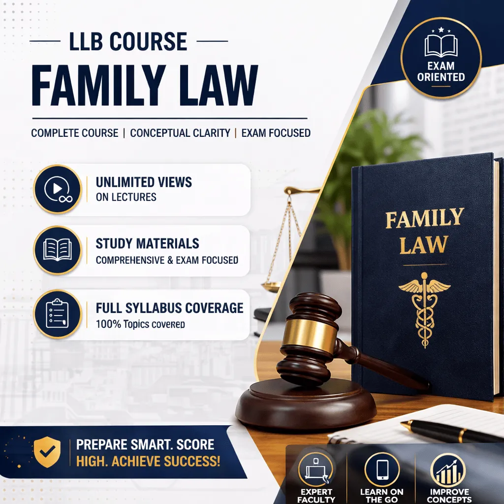 FAMILY LAW (LLB SEMESTER 2 MUMBAI UNIVERSITY)