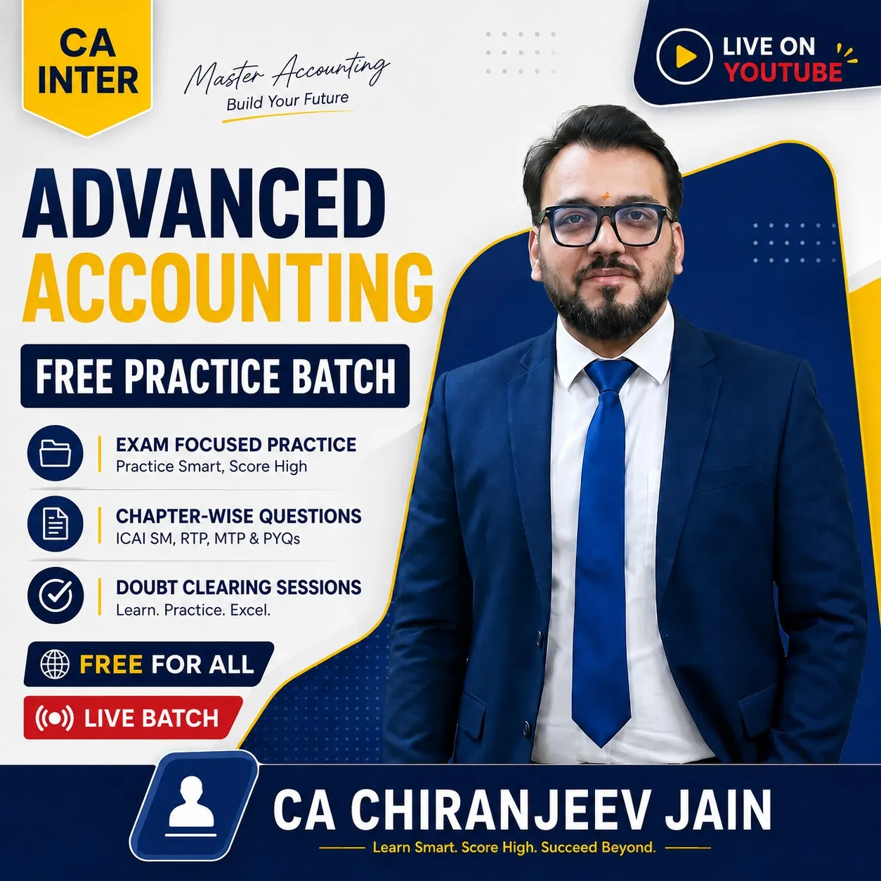 CA Inter - Advanced Accounting  - (SAARANSH PRACTICE  BATCH) - HINGLISH